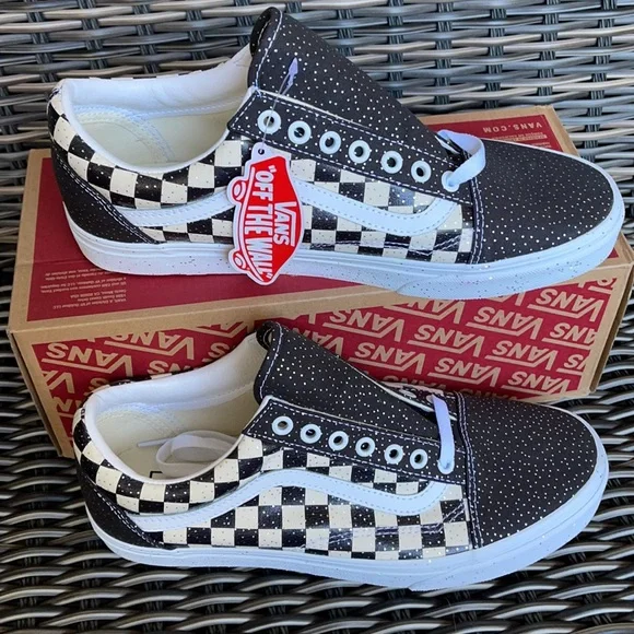 Vans Old Skool Confetti Black/True White MENS - Picture 2 of 16